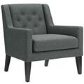 Modway Furniture Earnest Fabric Armchair, Gray EEI-2308-GRY